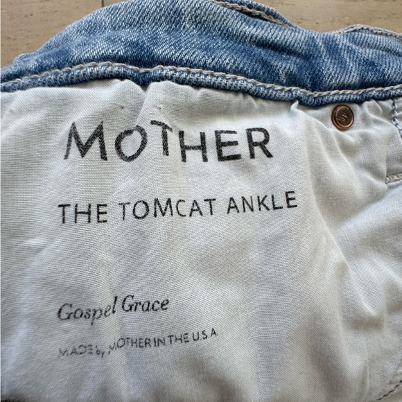 MOTHER SUPERIOR The Tomcat Ankle Jeans Gospel Grace 27 - Picture 12 of 16